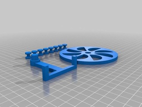 movimento perpétuo roda de 5mm arte interativa personalizado 3d print model - Mito3D