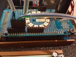 arduino mega 2560 suporte do slide eletrônica montagem 3d print model - Mito3D
