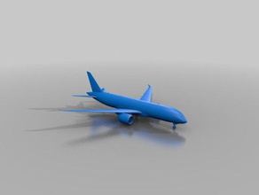 boeing 787-9 dreamliner vehicles 787 dream liner 3d print model - Mito3D