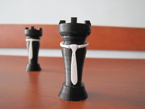 chess piece pieces 3d print model - Mito3D