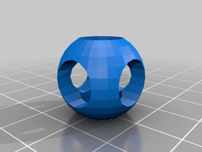 özelleştirilmiş holesphere benim diğer 3d print model - Mito3D