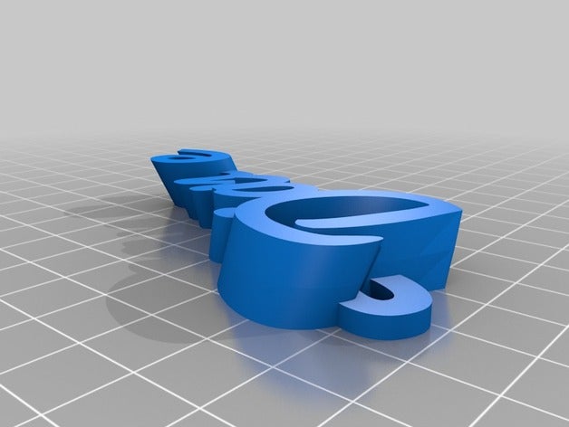 my customized iamburny's text - name keyring keyfob diane organization 3D print model - Mito3D