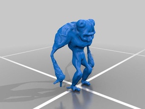 das bull frog Kreaturen 3d print model - Mito3D