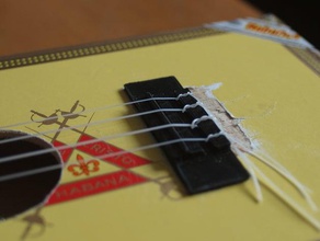 ukulele ponte porca de sela outros instrumento 3d print model - Mito3D