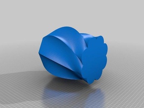ausgeformte vase 1 3d-drucken 3d print model - Mito3D