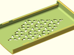 sostituzione guscio ti-30xa solare altri il coperchio hack planegroup calcolatrice tascabile caso openscad 3d print model - Mito3D