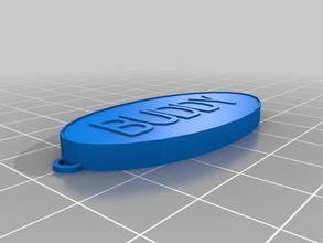buddy llaveros personalizado 3d print model - Mito3D