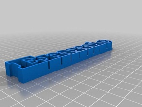 meu texto personalizado de armazenamento alice esculturas 3d print model - Mito3D