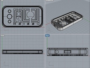 caso a samsung ace 4 - con logotipo cosson design 3d print model - Mito3D