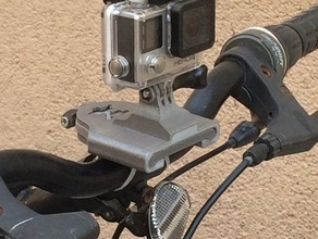 koala suporte para montagem em bicicleta gopro câmera o barcelona bicicle de a go pro ir monte soporte 3d print model - Mito3D