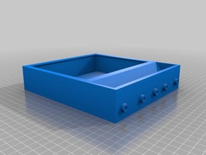 dice rolling tray-Halter 3d-drucken 3d print model - Mito3D