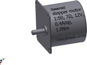 2engineerscom geared stepper motor 150 12v 04amp 3d printer extruders 3d print model - Mito3D