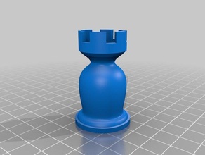 rook base chess 123d design 3d education printing 3d print model - Mito3D