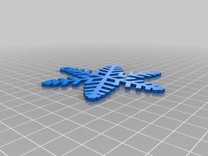 amara's snowflake customized 3d print model - Mito3D