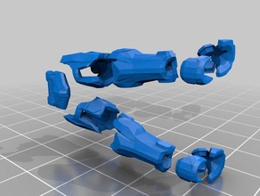 halo over-locking legs props 405th armor cosplay 4 3d print model - Mito3D