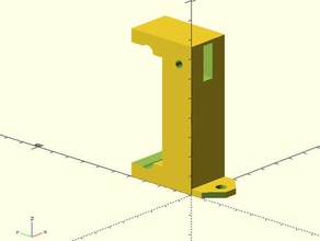 1up 2up dial indicator mount 3d printer accessories bed leveling qubd 3d print model - Mito3D