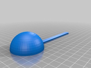 my customized coffee scoop kitchen & dining 3d print model - Mito3D