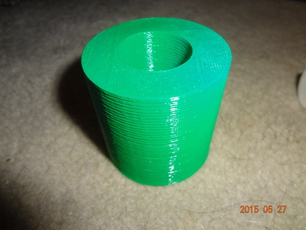 25-&gt 50mm spool adapter sleeve 3d printer accessories holder 3D print model - Mito3D