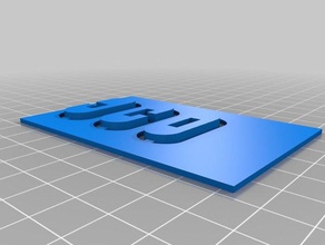 blank business puzzle card puzzles 3d print model - Mito3D