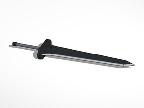 la spada di kirito alo sword art online La stampa 3d anime sao 3d print model - Mito3D