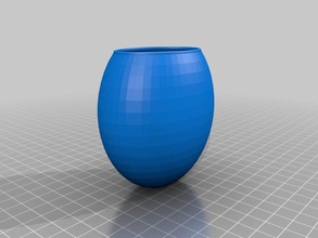 my customized artistic vase interactive 3d print model - Mito3D