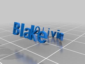 blake rings customized 3d print model - Mito3D