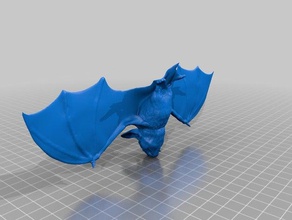zbrushbatremix sculptures animal bat flying mamal 3d print model - Mito3D