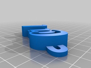 carla Anahtarlık organizasyon özelleştirilmiş 3d print model - Mito3D