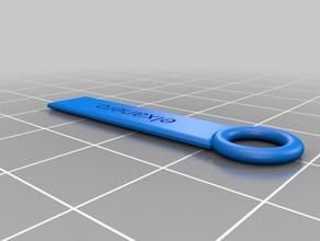 clave de la cadena 3d print model - Mito3D
