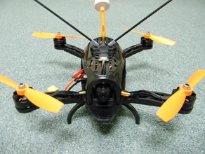 antenna mount flexybee quadcopter r c vehicles 3d print model - Mito3D
