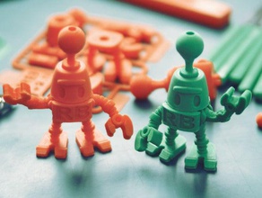 Roboter 'rb' v20 Spielzeug & Spiele plamodel Kunststoff-Modell robo3d 3d print model - Mito3D