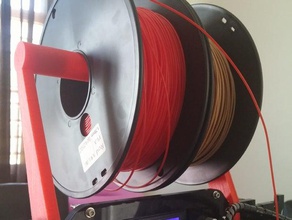 prusa i3-spooler-7mm Acryl-Rahmen 3d Drucker Zubehör bq i3 hephestos filament-Spule filament-Halter filament-spooler filament spool holder rework spooler 3d print model - Mito3D