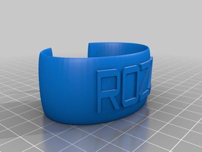 bracciale rozz bracciali su misura 3d print model - Mito3D