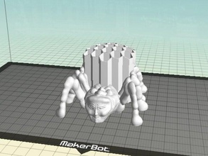 spider-Bleistift-Halter office 3d print model - Mito3D