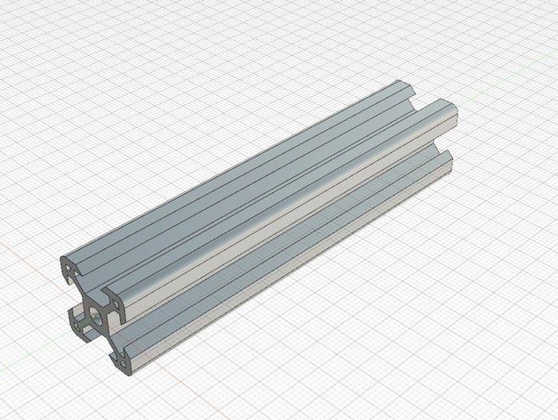 v-slot extrusions 3d printer parts aluminum extrusion build frame makers tool works mendelmax3 openbuilds 3D print model - Mito3D