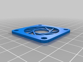 40mm aperture fan grill other customized 3d print model - Mito3D