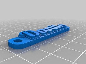 danilo organização personalizado 3d print model - Mito3D