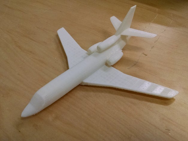 dassault falcon 50 vehicles 3D print model - Mito3D