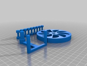 mon personnalisés perpétuel mouvement de la roue l'art interactif personnalisé 3d print model - Mito3D