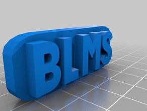 blms rectangle 3d print model - Mito3D