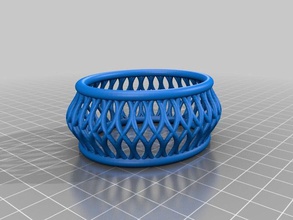 mon personnalisés twist bracelet designer bracelets 3d print model - Mito3D