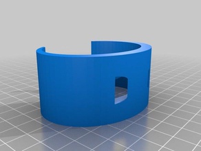 presto solido fitbit flex arco band aggiornati bracciali su misura 3d print model - Mito3D
