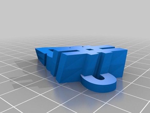 my customized iamburny's text - name keyring keyfob 27 organization 3d print model - Mito3D