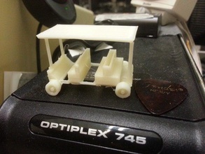micro golf cart vehicles 3d print model - Mito3D