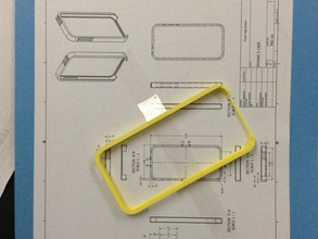 iphone 5 vaka mobil anti çizik tampon serin yeni hayır dent koruyucu tatlı 3d print model - Mito3D