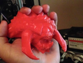dota 2 roshan coupe les créatures 3d print model - Mito3D