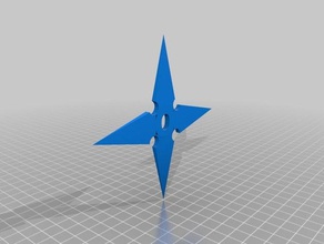 throwing star sculptures 3d print model - Mito3D