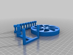 3dnrjcom perpetual motion Rad interaktive Kunst kundengebundene 3d print model - Mito3D