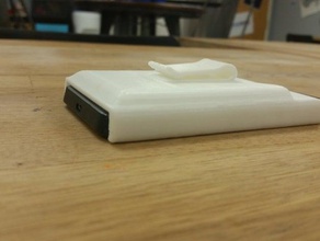 nokia 635 caso built-in clip da cintura gadget la modifica soldi di telefono wallet 3d print model - Mito3D