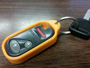 honda key fob holder parts car dickbutt door element remote 3d print model - Mito3D